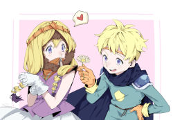 Rule 34 | 2boys, absurdres, blonde hair, blue eyes, butters stotch, cape, crossdressing, dress, flower, gloves, heart, highres, kenny mccormick, butters stotch, male focus, multiple boys, parka, purple eyes, short hair, south park, south park: the stick of truth, tiara, trap, wig, yaoi
