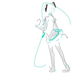 Rule 34 | 1girl, animated, channel ( caststation), hatsune miku, multiple views, tagme, video, vocaloid, walking
