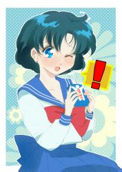 Rule 34 | !, 1990s (style), bishoujo senshi sailor moon, blush, juice box, mizuno ami, poko (mammypoko), school uniform, wince
