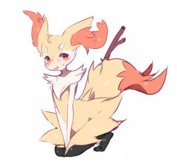 Rule 34 | 1girl, :3, animal ear fluff, animal ears, animal hands, artist name, between legs, blush, braixen, creatures (company), fang, female focus, fox ears, fox girl, fox tail, fredek666, full body, furry, furry female, game freak, gen 6 pokemon, hand between legs, happy, highres, kneeling, looking at viewer, navel, nintendo, nose blush, open mouth, pokemon, pokemon (creature), red eyes, signature, simple background, sketch, smile, solo, stick, sweat, tail, v arms, white background
