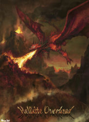 Rule 34 | claws, dragon, fire, forest, horns, magic: the gathering, monster, mountain, nature, no humans, smoke, spines, tail, wings