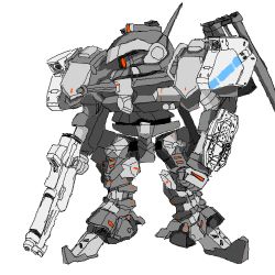 Rule 34 | armored core, armored core: silent line, blade, from software, grenade launcher, gun, lowres, mecha, rifle, robot, weapon