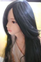 Rule 34 | 1girl, azumawari (azumofu), black eyes, black hair, closed mouth, hair over one eye, long hair, realistic, solo, the ring, upper body, yamamura sadako