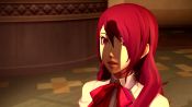 Rule 34 | 1boy, 1girl, 20s, 3d, amateurthrowaway, animated, atlus, blouse, bow, bowtie, covering one eye, covering privates, hair over one eye, imminent penetration, indoors, kirijou mitsuru, kneeling, long hair, looking at viewer, looping animation, matching hair/eyes, megami tensei, out of frame, parted lips, penis awe, penis shadow, persona, persona 3, persona 3: dancing moon night, persona dancing, red eyes, red hair, shadow, shin megami tensei, shirt, solo focus, source filmmaker (medium), video, white shirt