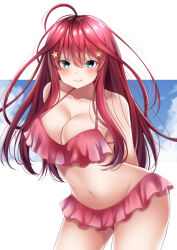 Rule 34 | bikini, breasts, go-toubun no hanayome, long hair, nakano itsuki, pout, red hair, swimsuit