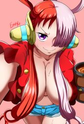Rule 34 | absurdres, breasts, drunk, highres, large breasts, le reef, one piece, tagme, uta (one piece)