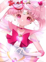 Rule 34 | bishoujo senshi sailor moon, bishoujo senshi sailor moon supers, bow, brooch, chibi usa, choker, cone hair bun, crescent, crescent earrings, crystal carillon, double bun, earrings, elbow gloves, gloves, hair bun, hair ornament, heart, heart brooch, heart choker, highres, jewelry, koharumichi, magical girl, multicolored clothes, multicolored skirt, pink hair, pink sailor collar, sailor chibi moon, sailor collar, sailor senshi, sailor senshi uniform, skirt, smile, super sailor chibi moon, twintails, white gloves