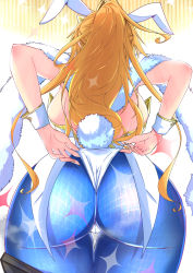 Rule 34 | 1girl, absurdres, adjusting clothes, animal ears, artoria pendragon (all), artoria pendragon (fate), artoria pendragon (swimsuit ruler) (fate), ass, back, backboob, bare shoulders, blonde hair, blue pantyhose, braid, breasts, fake animal ears, fate/grand order, fate (series), feather boa, fishnet pantyhose, fishnets, french braid, gradient background, green eyes, highleg, highleg leotard, highres, huge filesize, large breasts, leotard, long hair, namonakisyura, pantyhose, playboy bunny, ponytail, rabbit ears, rabbit tail, sideboob, solo, sparkle, tail, thigh gap, thigh strap, thighs, wedgie, white leotard, wrist cuffs