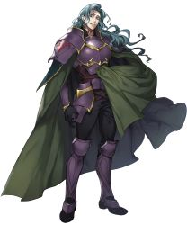 Rule 34 | cape, fire emblem, fire emblem: the sacred stones, fire emblem heroes, full body, highres, holding, holding cape, holding clothes, male focus, nintendo, official art, solo, standing, transparent background