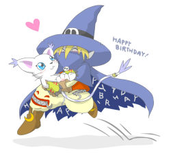 Rule 34 | cat, digimon, hat, holy ring, jewelry, ring, tailmon, wizard, wizard hat, wizarmon
