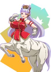 Rule 34 | 1girl, :p, animal ears, armband, armpits, bare shoulders, blunt bangs, bow, bowtie, breasts, bridle, brown hat, centaur, clenched hand, collared shirt, commentary request, ear covers, ear ribbon, floating hair, gloves, gold ship (umamusume), hat, horse ears, horse tail, huge breasts, long hair, looking at viewer, midori no iruka, monster girl, monsterification, multiple legs, pillbox hat, pointing, pointing at self, purple eyes, rearing, red bow, red shirt, shirt, silver hair, sleeveless, sleeveless shirt, smile, solo, tail, taur, taut clothes, taut shirt, tongue, tongue out, umamusume, white background, white gloves