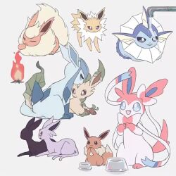 Rule 34 | :d, :p, ^ ^, animated, bow, bowl, cat under faucet (meme), closed eyes, creatures (company), eevee, espeon, evolutionary line, faucet, fire, flareon, game freak, gen 1 pokemon, gen 2 pokemon, gen 4 pokemon, gen 6 pokemon, glaceon, jolteon, leafeon, licking, looping animation, meme, mikripkm, nintendo, no humans, open mouth, pet bowl, pokemon, pokemon (creature), prehensile ribbon, ribbon, sitting, smile, stretching, sylveon, tagme, tail, tongue, tongue out, umbreon, vaporeon, video, water