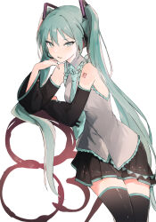 Rule 34 | aqua eyes, aqua hair, birthday, detached sleeves, hatsune miku, highres, looking at viewer, lpip, open mouth, solo, twintails, vocaloid