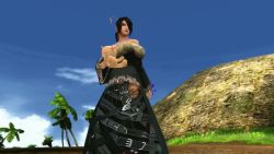 Rule 34 | 00s, 1girl, 3d, animated, animated gif, belt, belt skirt, black hair, bouncing breasts, braid, breasts, cleavage, doll, downblouse, dress, earrings, female focus, final fantasy, final fantasy x, goth fashion, hair ornament, hair over one eye, jewelry, jiggle, large breasts, leaning forward, lipstick, long hair, lulu (ff10), makeup, mole, moogle, multiple belts, nail polish, necklace, outdoors, purple nails, sky, solo, square enix, standing, strapless, strapless dress, stuffed toy, tree, victory pose