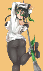 Rule 34 | 1girl, a re, ass, black hair, bodysuit, boots, breasts, bun cover, chinese clothes, double bun, fate/grand order, fate (series), fingerless gloves, gloves, green eyes, grin, hair bun, highres, jacket, large breasts, looking at viewer, ninja, pants, polearm, qin liangyu (fate), shiny clothes, short hair, sideboob, skin tight, smile, solo, spear, standing, tight clothes, tight pants, weapon