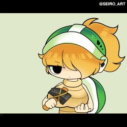 Rule 34 | 1girl, animated, animated gif, breasts, dot nose, eyes visible through hair, hammer bro, large breasts, leaning forward, looking at viewer, mario (series), nintendo, seiro, shiny clothes, shiny skin, sidelocks, skindentation, solo, standing, super mario bros. 1