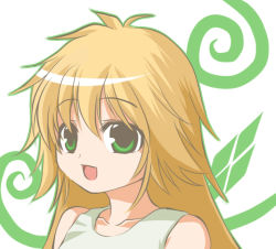 00s blonde_hair green_eyes kusano long_hair sekirei solo tagme