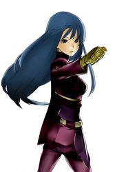 Rule 34 | 1girl, blue hair, gloves, kula diamond, long hair, onigunsou, snk, solo, the king of fighters