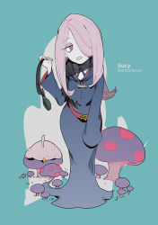 Rule 34 | 10s, 1girl, little witch academia, mushroom, solo, sucy manbavaran, tagme, witch