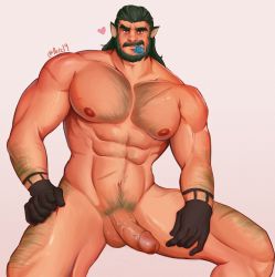 Rule 34 | 1boy, abs, alternate pectoral size, animal ears, arm hair, bad id, bad twitter id, bara, beard, blush, bulge, cat boy, cat ears, chest hair, completely nude, condom, condom in mouth, erection, facial hair, fire emblem, fire emblem: path of radiance, giffca (fire emblem), green hair, hairy, highres, joonbean, large pectorals, male focus, male pubic hair, mature male, medium hair, mouth hold, muscular, muscular male, mustache, navel, navel hair, nintendo, nipples, nude, old, old man, pectorals, penis, pubic hair, scar, scar on chest, scar on face, scar on nose, scar on stomach, sideburns, smile, solo, spread legs, stomach, thick eyebrows, thick thighs, thighs, uncensored, veins, veiny penis