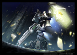 Rule 34 | armored core, armored core: silent line, armored core 3, energy gun, from software, laser rifle, mecha, overboost core, robot, shoulder mounted shield, weapon