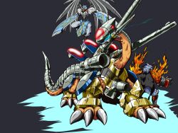 cannondramon digimon digimon_world_3 marsmon slashangemon