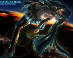 Rule 34 | 1girl, aqua hair, closed eyes, detached sleeves, female focus, forfreedo, hatsune miku, headset, highres, long hair, md5 mismatch, necktie, resolution mismatch, skirt, solo, source smaller, thighhighs, twintails, very long hair, vocaloid, zettai ryouiki