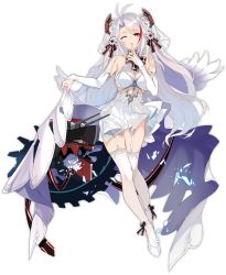 Rule 34 | 1girl, adapted costume, alternate costume, antenna hair, armpit peek, azur lane, bare shoulders, blush, bouquet, breasts, bridal gauntlets, bridal veil, brown eyes, cannon, cleavage, clothes lift, collarbone, dress, dress lift, finger to mouth, flower, full body, game cg, garter straps, gloves, half-closed eye, headgear, high heels, jewelry, large breasts, lifting own clothes, long hair, looking at viewer, machinery, mole, mole on breast, multicolored hair, nail polish, no bra, official art, one eye closed, parted lips, pink lips, pink nails, prinz eugen (azur lane), prinz eugen (symphonic fate) (azur lane), pumps, realmbw, rigging, ring, rose, see-through silhouette, silver hair, solo, standing, straight-on, tachi-e, thighhighs, thighs, transparent background, turret, two side up, veil, very long hair, wedding band, wedding dress, white dress, white flower, white footwear, white gloves, white rose, white thighhighs