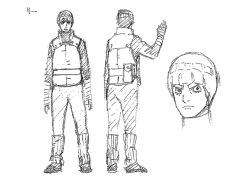Rule 34 | 1boy, bandages, eyebrows, from behind, kishimoto masashi, looking at viewer, male focus, monochrome, naruto: the last, naruto (series), ninja, official art, rock lee, sandals, short hair, sketch, solo, white background