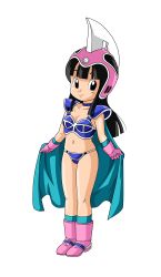 Rule 34 | absurdres, armor, chi-chi (dragon ball), child, dragon ball, highres, hime cut, vector trace