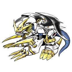 Rule 34 | armor, digimon, digimon (creature), imperialdramon, imperialdramon dragon mode, imperialdramon paladin mode, sharp teeth, simple background, solo, tail, teeth, white background, wings