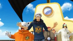Rule 34 | 3d, animated, animated gif, bepo, dancing, heart pirates, lowres, one piece, penguin (one piece), submarine, trafalgar law, watercraft