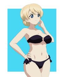 Rule 34 | bikini, breasts, darjeeling (girls und panzer), girls und panzer, highres, lucasddst, swimsuit