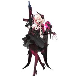 Rule 34 | 1girl, assault rifle, bahao diqiu, banana (girls&#039; frontline), black dress, black flower, black gloves, blonde hair, blush, breasts, cup, dinergate (girls&#039; frontline), dress, drinking glass, flower, full body, girls&#039; frontline, glass, gloves, gun, hair flower, hair ornament, headgear, high heels, holding, holding gun, holding weapon, m4 carbine, m4 sopmod ii, m4 sopmod ii (devourer of the feast) (girls&#039; frontline), m4 sopmod ii (girls&#039; frontline), mechanical arms, medium breasts, megaphone, multicolored hair, official alternate costume, official art, open mouth, pantyhose, prosthesis, prosthetic arm, red eyes, red hair, red pantyhose, rifle, short hair with long locks, single glove, single mechanical arm, solo, streaked hair, transparent background, weapon, wine glass
