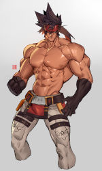 Rule 34 | 1boy, guilty gear, highres, male focus, na insoo, sol badguy, solo, tagme, veins, veiny arms