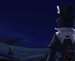 Rule 34 | frederic chopin (trusty bell), fuju, hat, lowres, male focus, night, solo, tagme, trusty bell