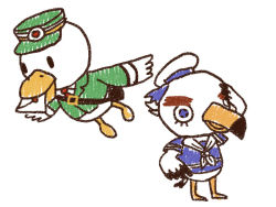 Rule 34 | animal crossing, bird, flabbeycrossing, flying, gulliver (animal crossing), hand on own head, letter, nintendo, pelican, pete (animal crossing), seagull, standing, white background