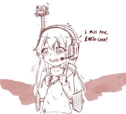 Rule 34 | 1girl, artyomata, bad id, bad pixiv id, blouse, camera, child, crying, crying with eyes open, english text, headphones, headset, highres, mars opportunity rover, mecha musume, microphone, monochrome, open mouth, original, personification, shirt, solar panel, solo, tears