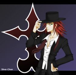 Rule 34 | 1boy, axel, gradient background, kingdom hearts, male focus, red hair, solo, tagme