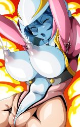 Rule 34 | 1girl, alternate breast size, aoi anna, arms up, artist request, bare legs, blood, boots, bouncing breasts, breasts, cleft of venus, covered navel, cum, explosion, helmet, highleg, highres, lactation, leotard, looking down, milk, moaning, nipples, partially visible vulva, pilot, pussy, pussy juice, pussy peek, red hair, saliva, shinkon gattai godannar!!, shiny skin, short hair, sitting, skin tight, skindentation, smile, solo, spread legs, sweat, tears, thong leotard, trembling