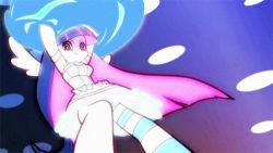 Rule 34 | 10s, 1girl, animated, animated gif, lowres, multicolored hair, panty &amp; stocking with garterbelt, solo, stocking (psg), sword, tagme, two-tone hair, weapon