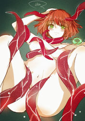 Rule 34 | blush, breasts, green eyes, hatori chise, mahou tsukai no yome, necklace, nipples, nude, red hair, tentacles, tentacle