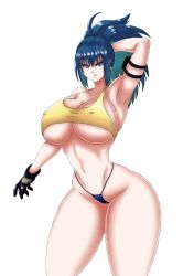 Rule 34 | 1girl, breasts, highres, huge breasts, leona heidern, solo, tagme, the king of fighters