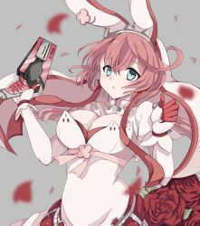 Rule 34 | 1girl, ahoge, aqua eyes, bouquet, bracelet, breasts, bridal veil, cleavage cutout, clothing cutout, clover, collar, dress, elphelt valentine, flower, four-leaf clover, guilty gear, guilty gear xrd, gun, hairband, highres, holding, holding gun, holding weapon, huge ahoge, jewelry, juliet sleeves, kinoko5656, large breasts, long sleeves, looking at viewer, open mouth, petals, pink hair, puffy sleeves, red flower, red rose, rose, rose petals, short hair, spiked bracelet, spiked hairband, spikes, veil, weapon, wedding dress, white dress