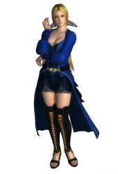 Rule 34 | 3d, blonde hair, blue eyes, breasts, cleavage, dead or alive, dead or alive 5, helena douglas, large breasts, long hair, official art, tagme, tecmo