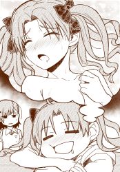 Rule 34 | 2girls, absurdres, artist request, blush, bow, breasts, closed eyes, collarbone, collared shirt, completely nude, crosshatching, drooling, hair bow, hand on own chest, hatching (texture), highres, imagining, implied sex, jitome, misaka mikoto, monochrome, multiple girls, nose blush, nude, open mouth, parted bangs, school uniform, shirai kuroko, shirt, short hair, short sleeves, small breasts, smile, sweat, sweatdrop, sweater vest, thought bubble, toaru kagaku no railgun, toaru majutsu no index, tokiwadai school uniform, torogao, twintails, wavy hair