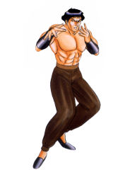 Rule 34 | 1990s (style), game, kim dragon, martial arts, neo geo, official art, retro artstyle, topless male, snk, world heroes