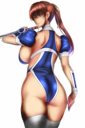Rule 34 | 1girl, absurdres, ass, breasts, dead or alive, highres, huge breasts, kasumi (doa), long hair, solo