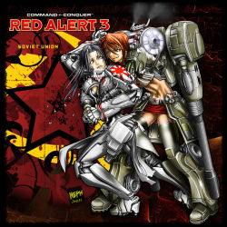 Rule 34 | apocalypse tank, command &amp; conquer, hammer and sickle, king oni, nephlite, personification, red alert 3, soviet, yuri