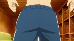 Rule 34 | 1girl, animated, animated gif, ass, bottomless, gender request, genderswap, highres, huge ass, maken-ki!, maken-ki! two, nude, ooyama takeko, ooyama takeru, takami akio, undressing, xebec